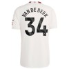 Manchester United Van De Beek 34 Voetbalshirt 3e 2023-24